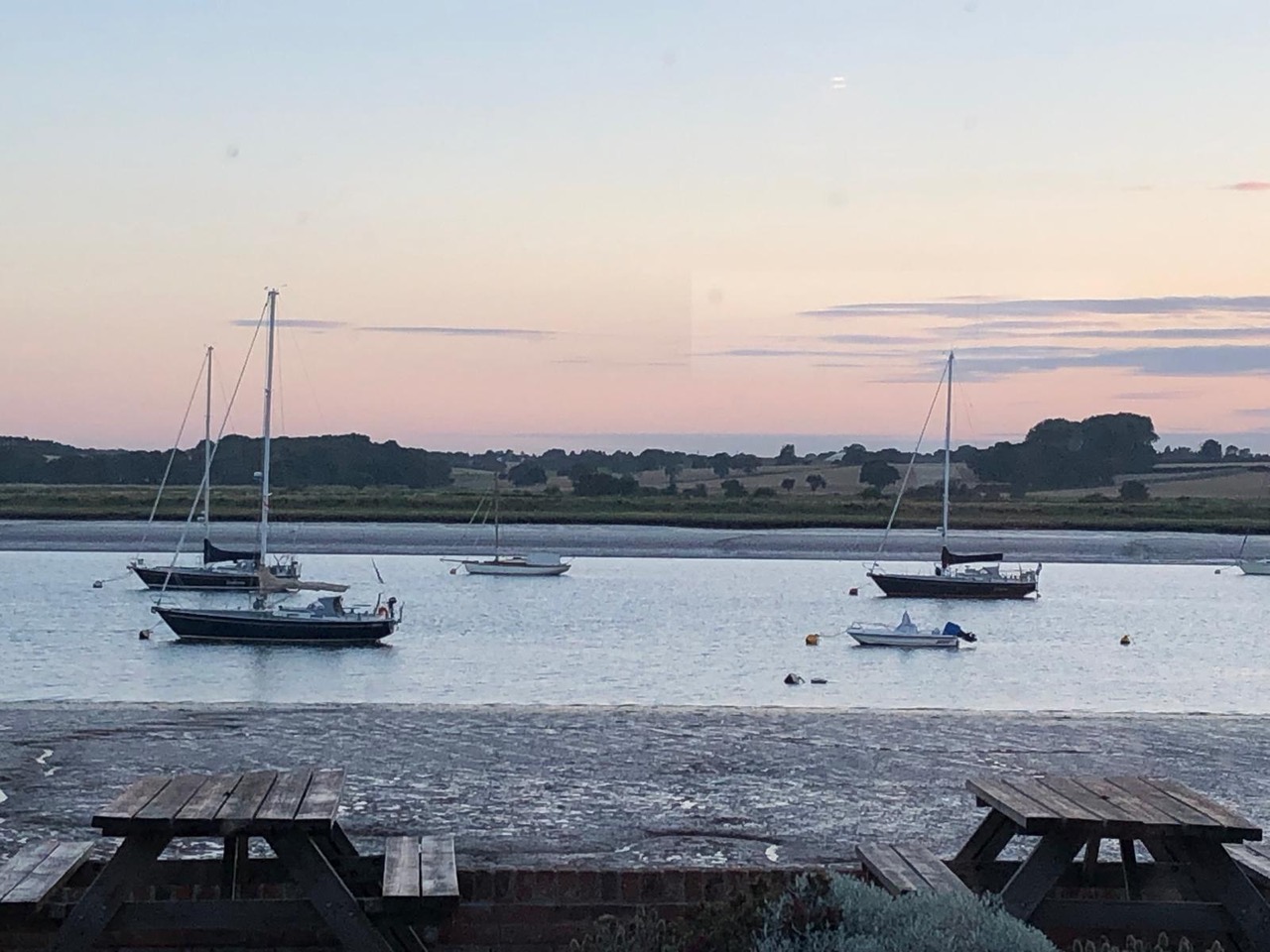 1. Aan de mooring op river Deben